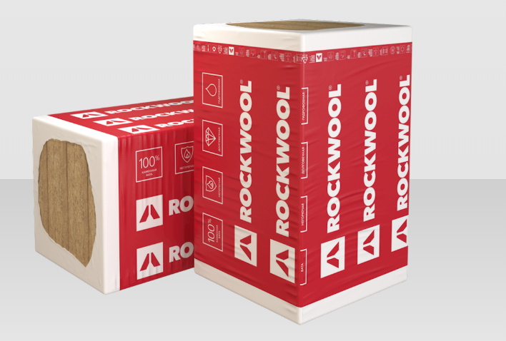 Утеплитель Rockwool Венти Баттс Н(к) Оптима 1000х600х130 мм, 5 шт. уп