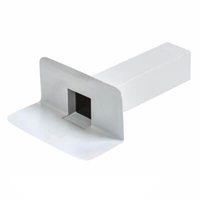 Воронка парапетная ТехноНИКОЛЬ ПВХ, 65х100 мм, L=550 мм, с отводом 100 мм