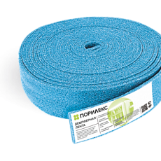 Порилекс НПЭ тип С 8*100*15 голубой Демпферная лента (САМОКЛЕЯЩАЯСЯ)